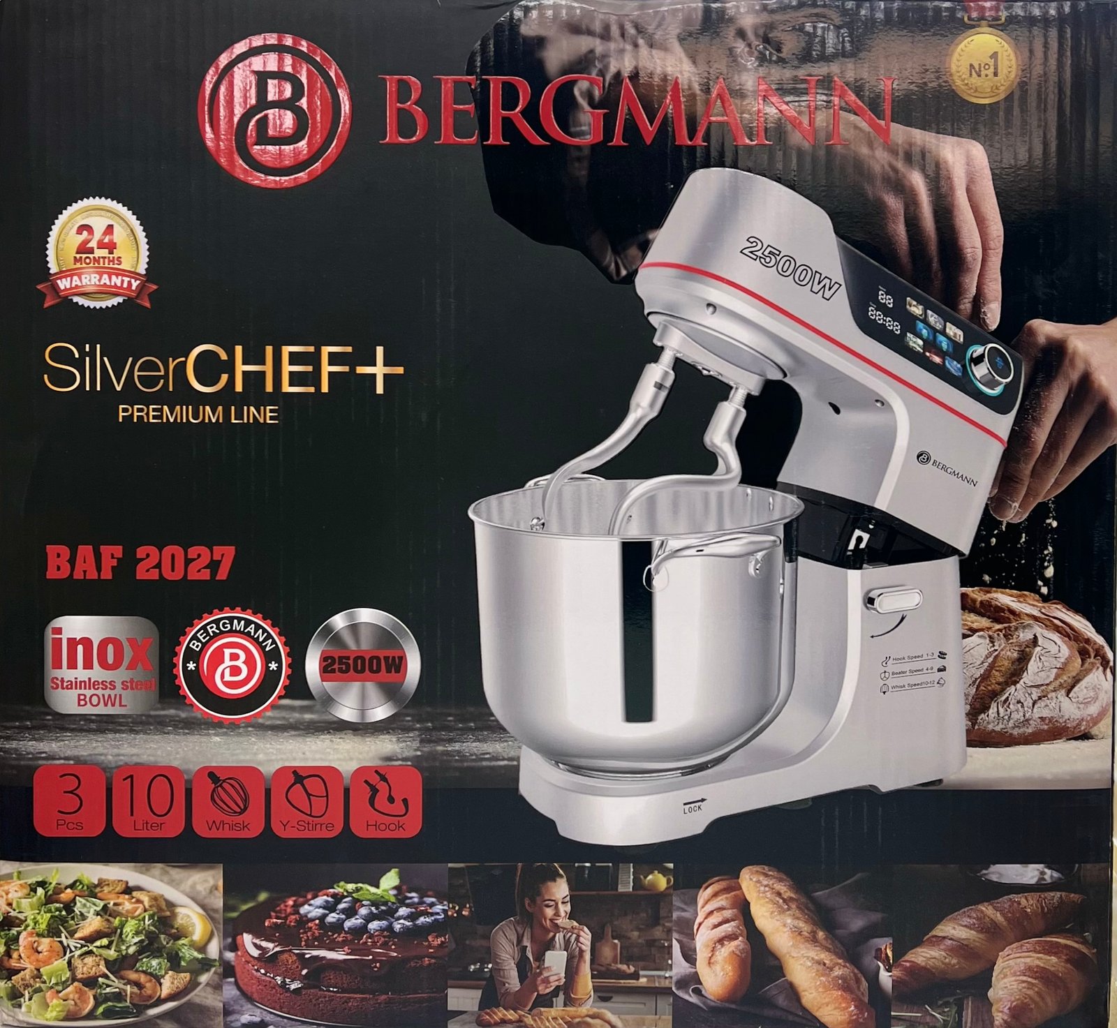 PETRIN BERGMANN NOIR 10LITRES 2500W – Image 3