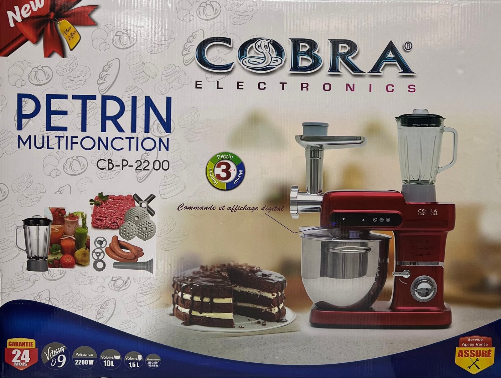 PETRIN COBRA GRIS 10LITRES 2200W – Image 3