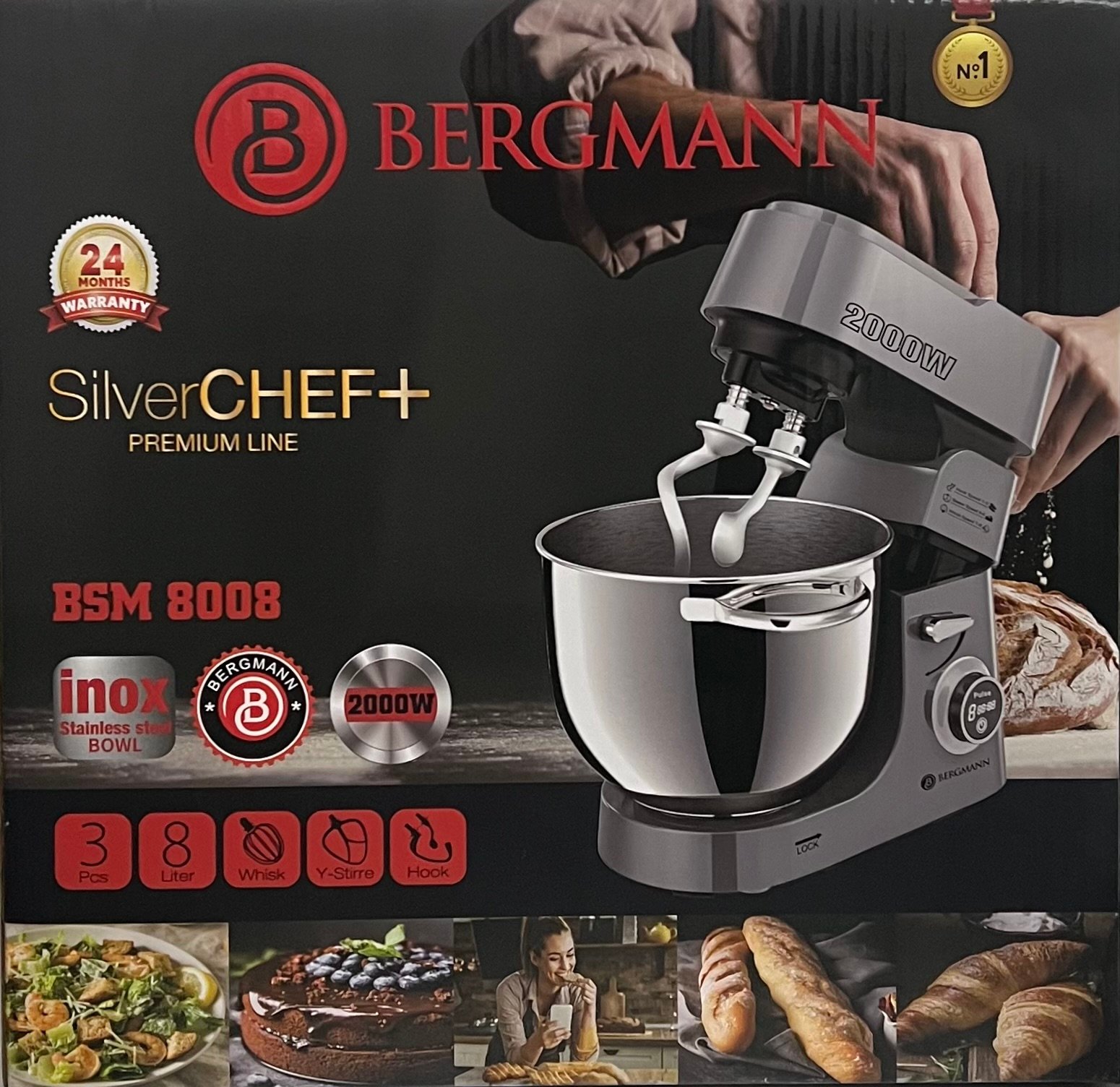 PETRIN BERGMANN 8008 8LITRES 2000W – Image 3