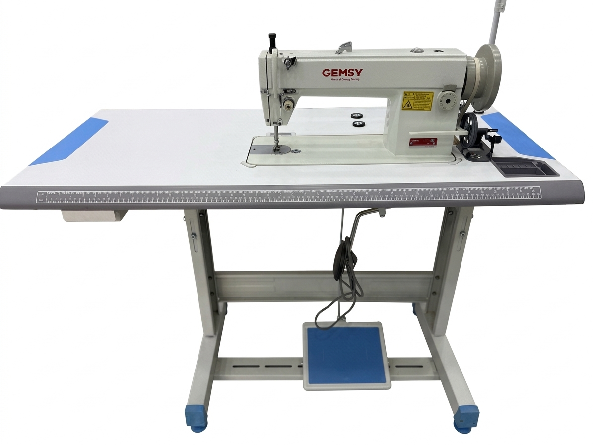 MACHINE À COUDRE GEMSY 20U43 GRAND CHARIOT POINT DROIT