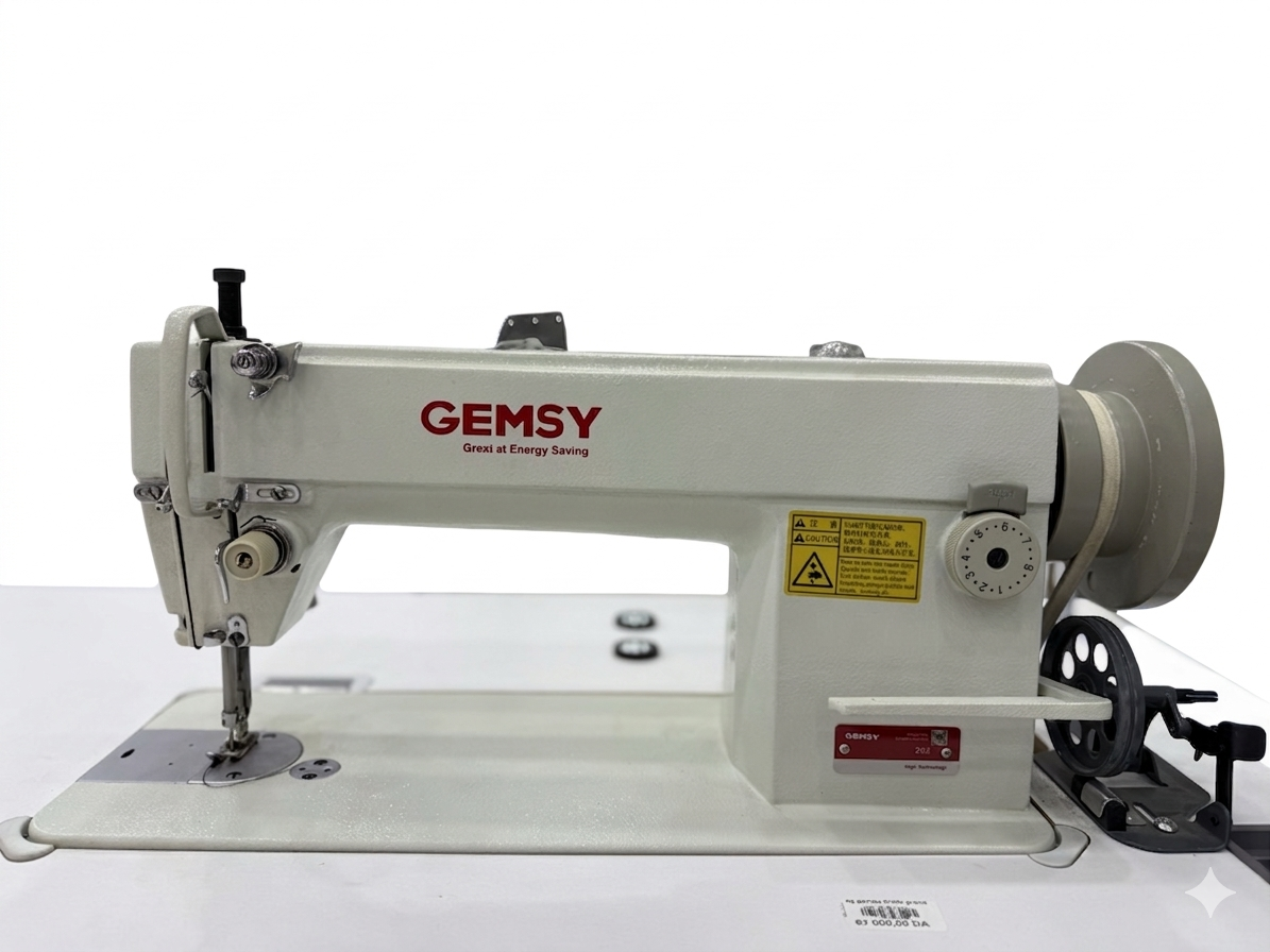 MACHINE À COUDRE GEMSY 20U43 GRAND CHARIOT POINT DROIT – Image 2