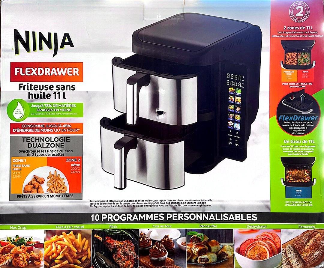 AIR FRYER NINJA 10PRGR 11LITRES 2BAC – Image 2