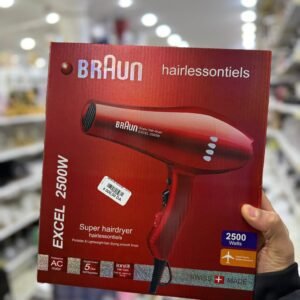SECHOIR BRAUN ROUGE