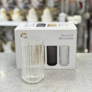 VERRE BYS CLEAR 71146 6PCS