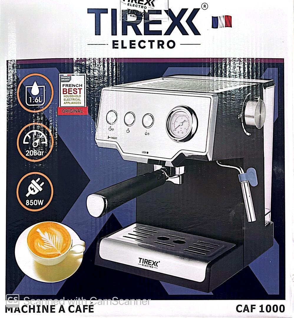 CAFETIÈRE TIREX 1000W 20BAR - الصورة 2