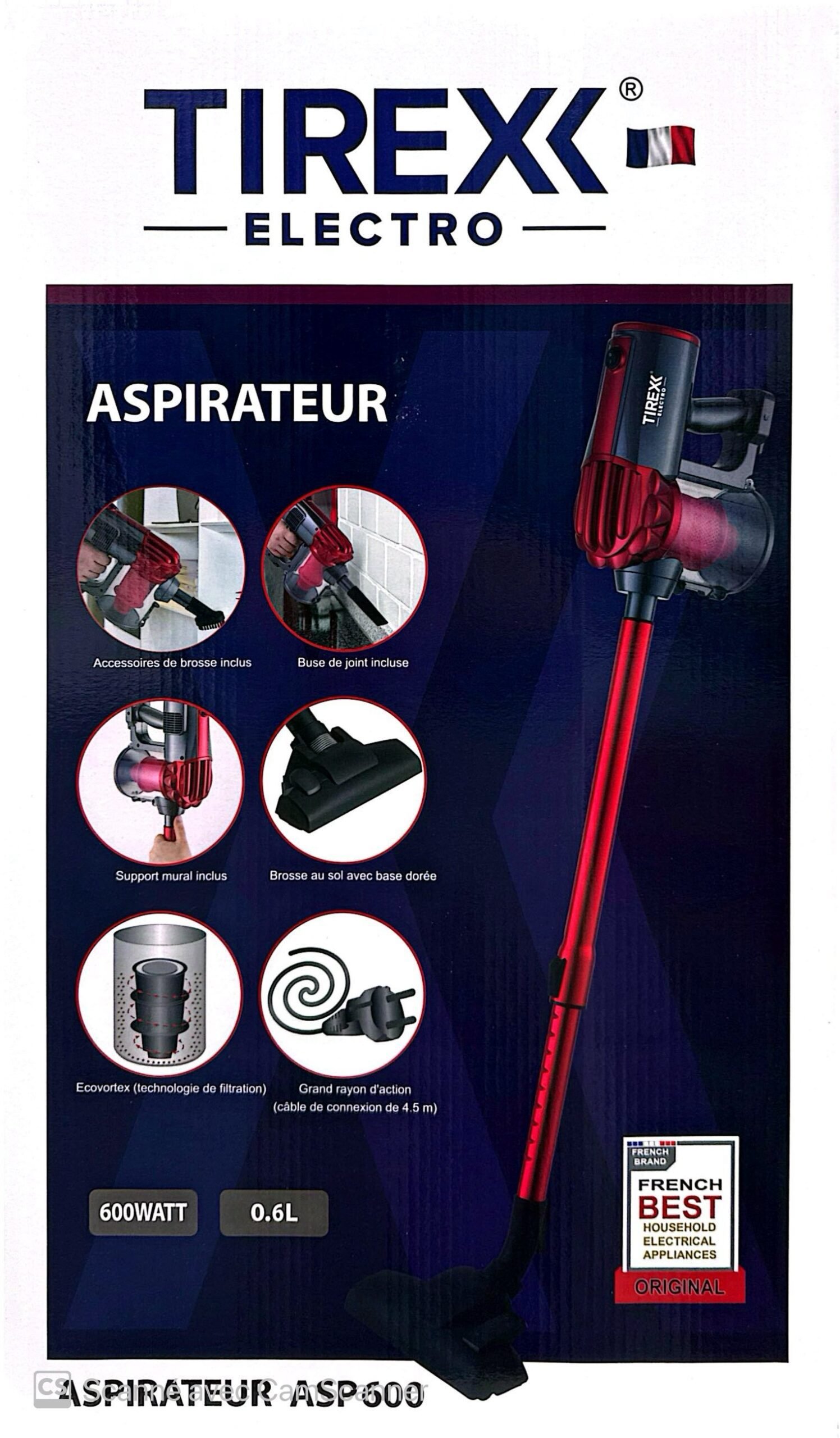 ASPIRATEUR TIREX ASP600 600W – Image 5