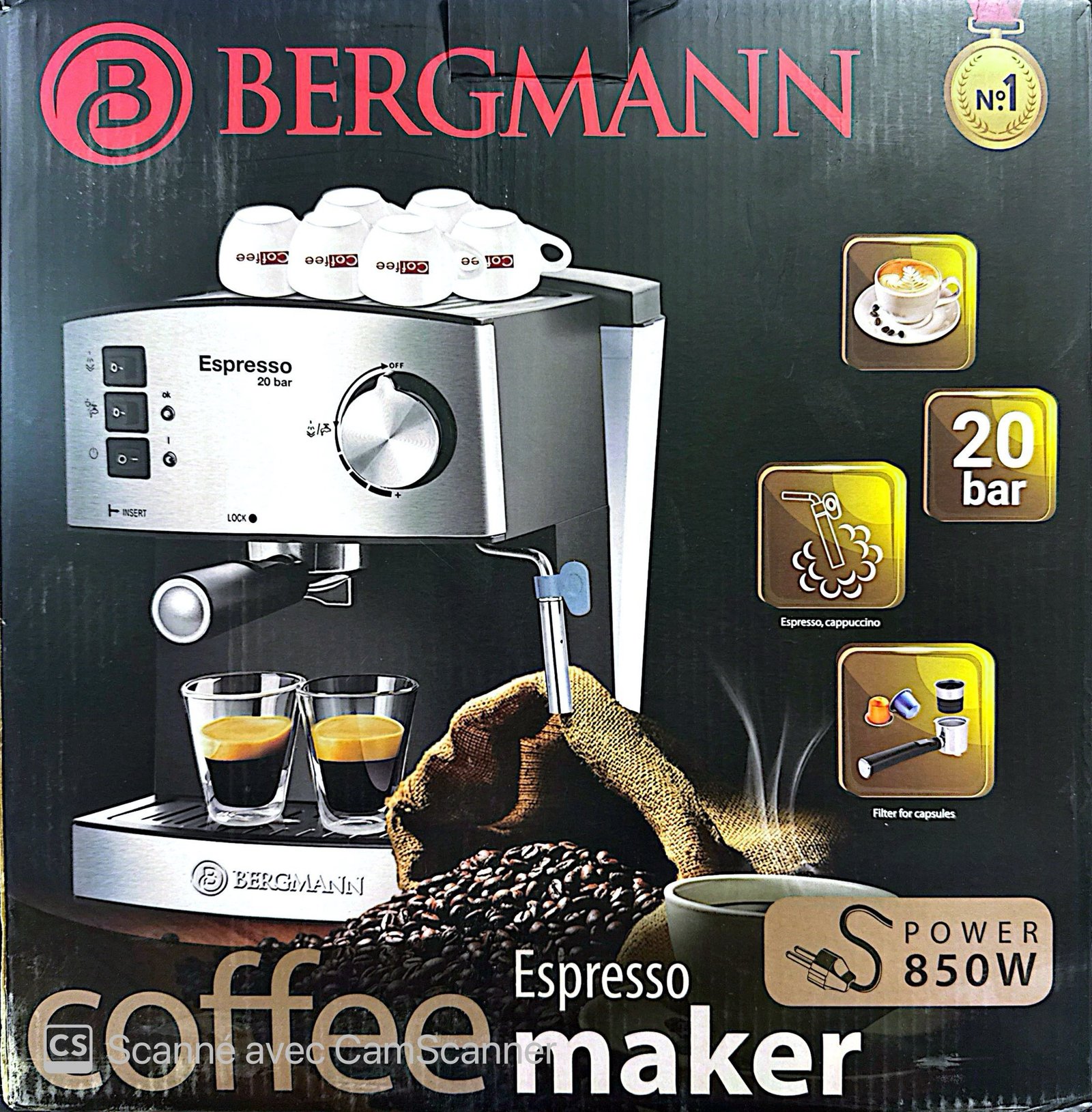 CAFET BERGMANN B200 20BAR – Image 2