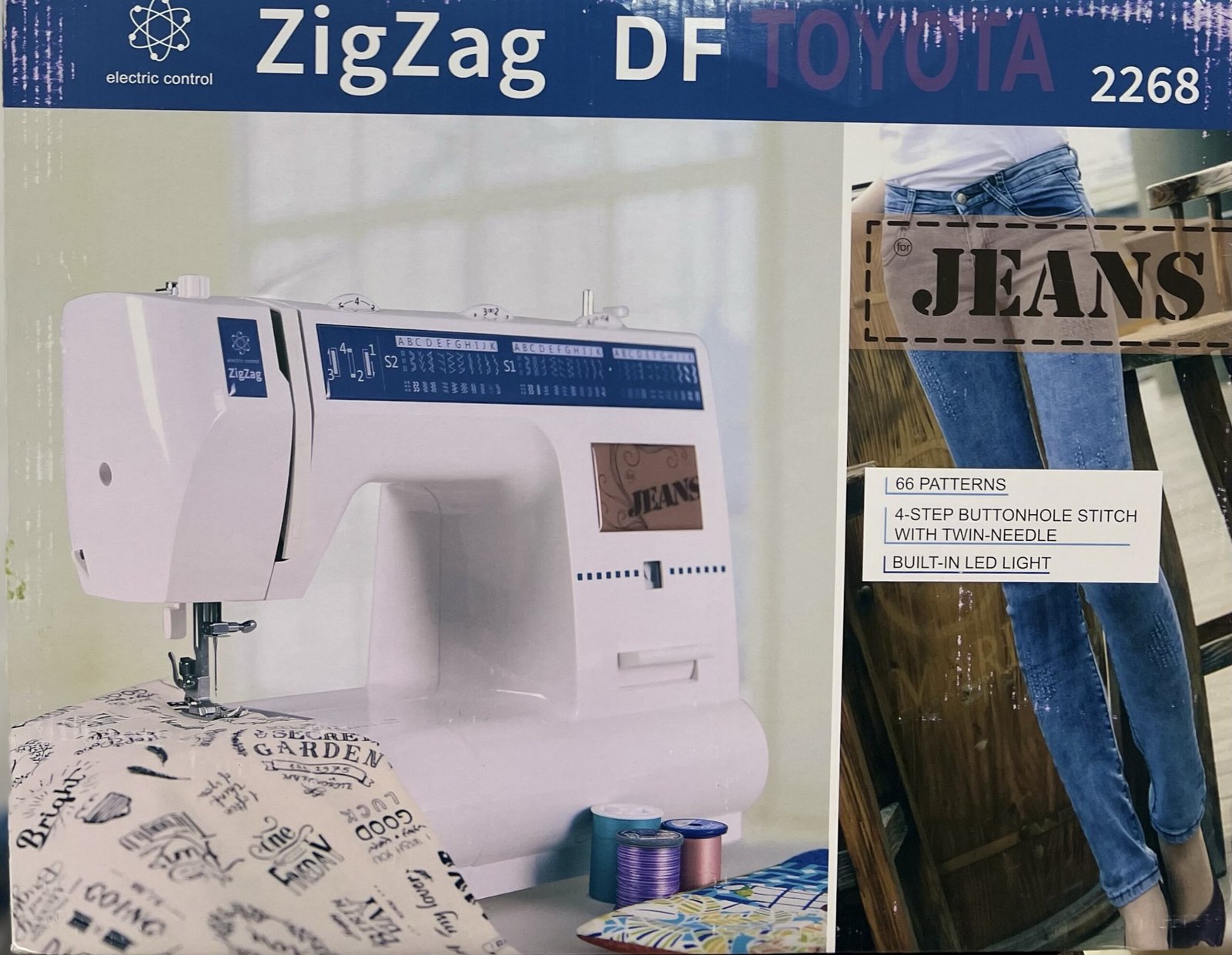 MACHINE A COUDRE TOYOTA JEANS 2268 – Image 3